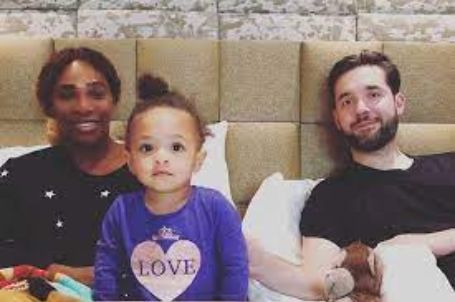 serena with her family
